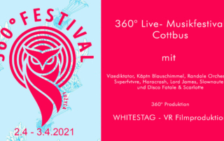 WHITESTAG - 360° Live Stream Musikfestival Cottbus