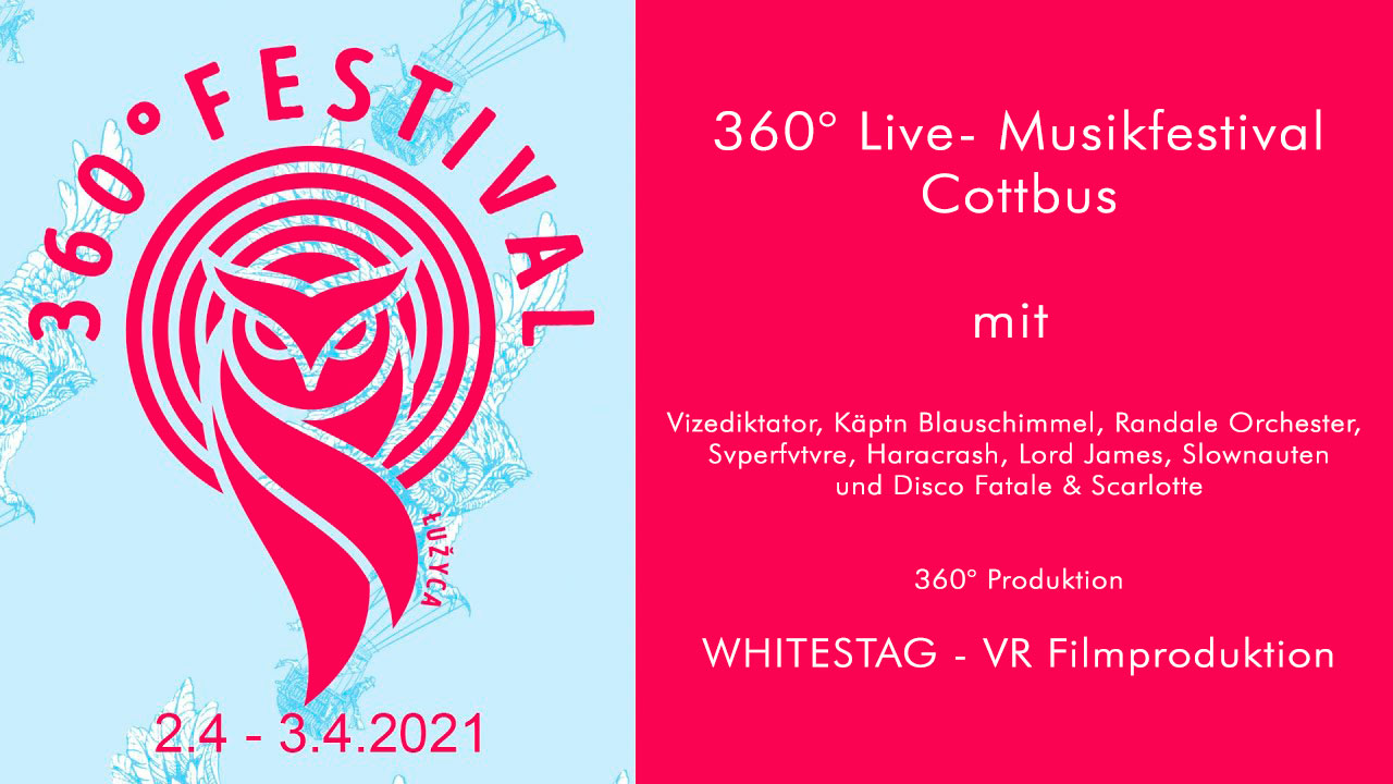 WHITESTAG - 360° Live Stream Musikfestival Cottbus